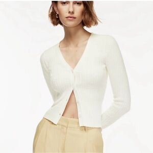 Wilfred Manila Cardigan - Merino Wool V Neck Cardigan in M